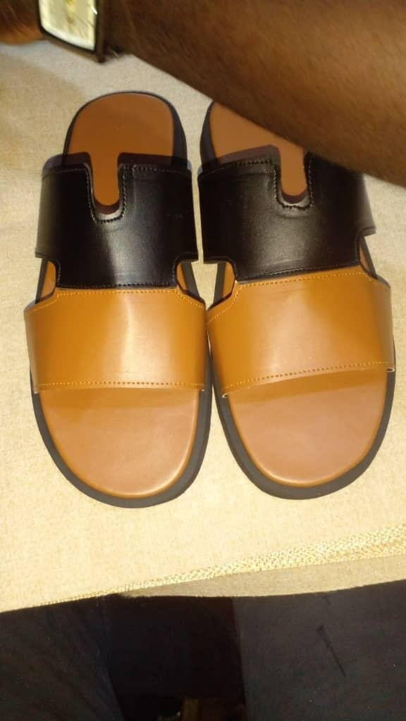 Sandales homme cuir luxe