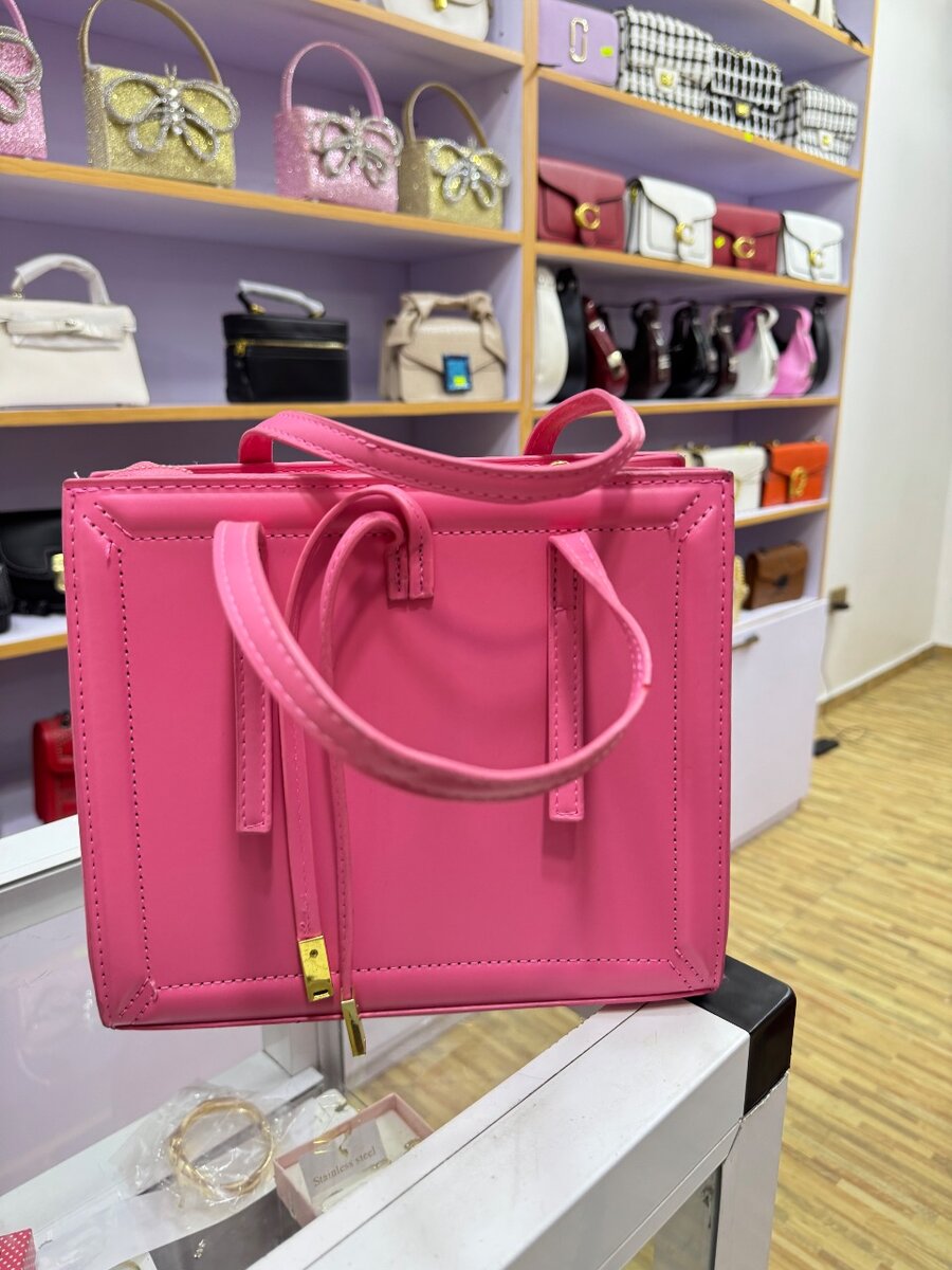 Pink Trendy Hand Bag