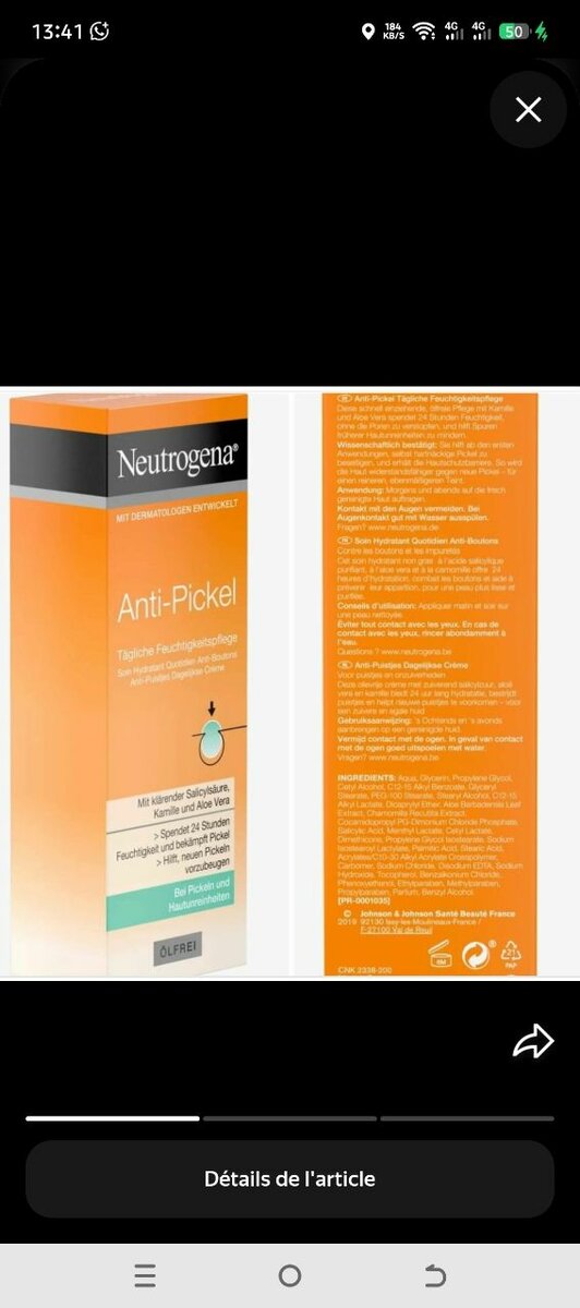 Neutrogena Soin Anti-boutin