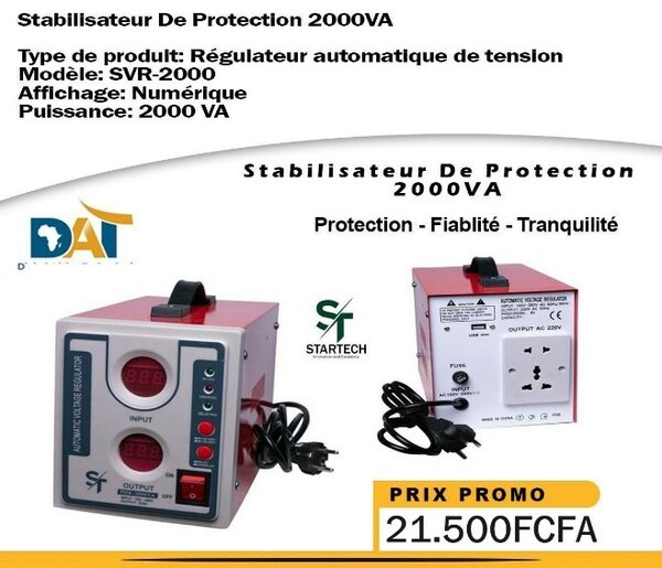 Stabilisateur De Protection 2000VA