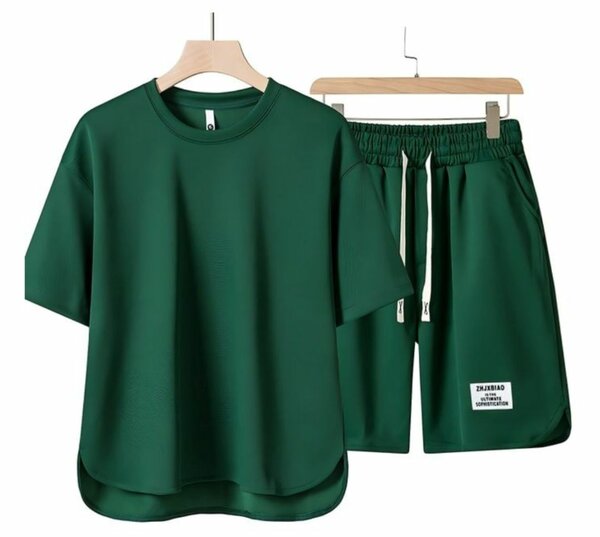 Ensemble sport décontracté vert