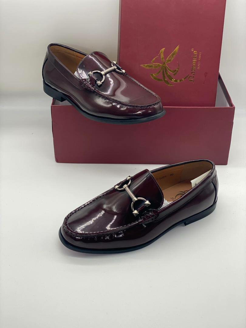 Frank Perry Solid Leather Formal Shoes