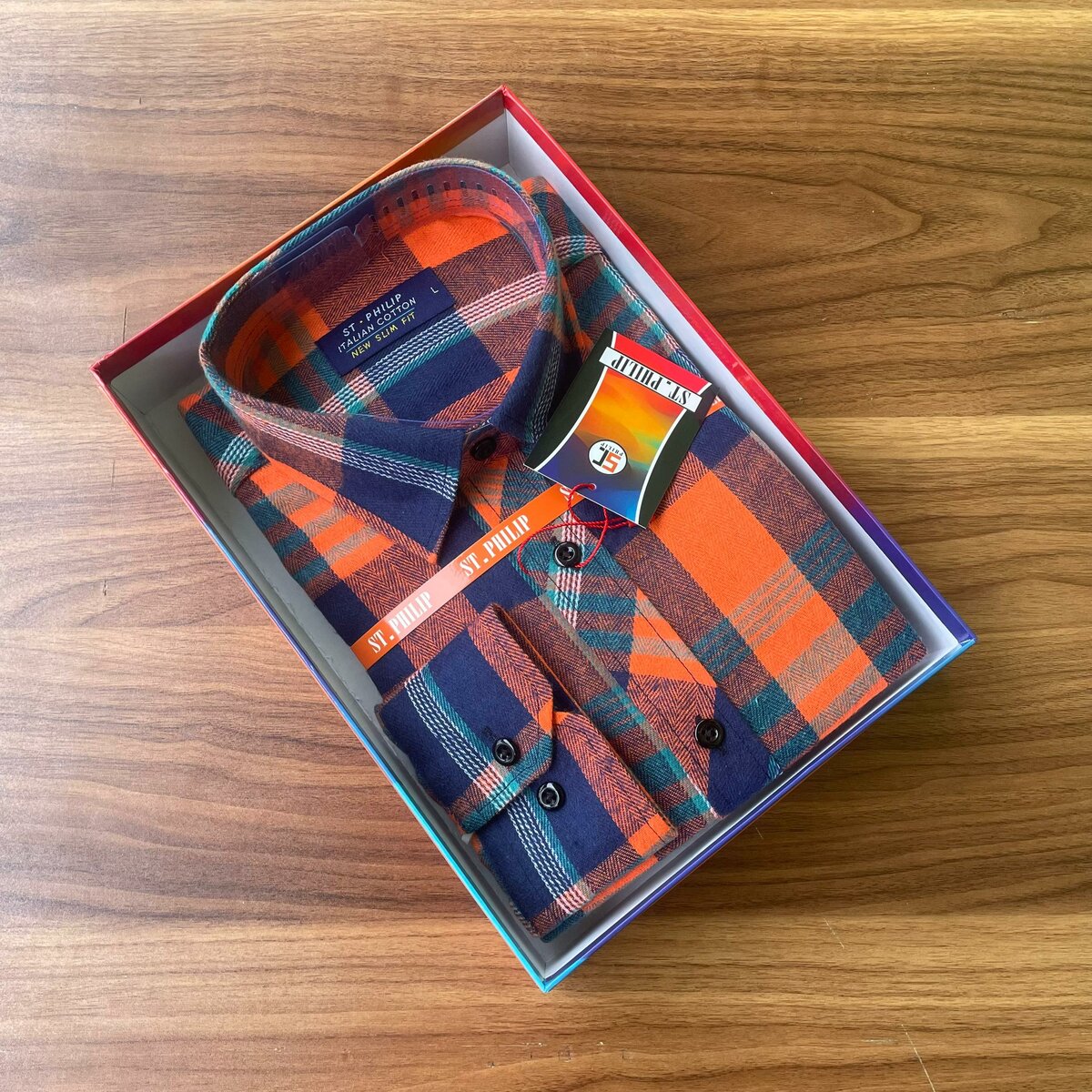 ST.PHILIP CHECK LONG SLEEVES SHIRT