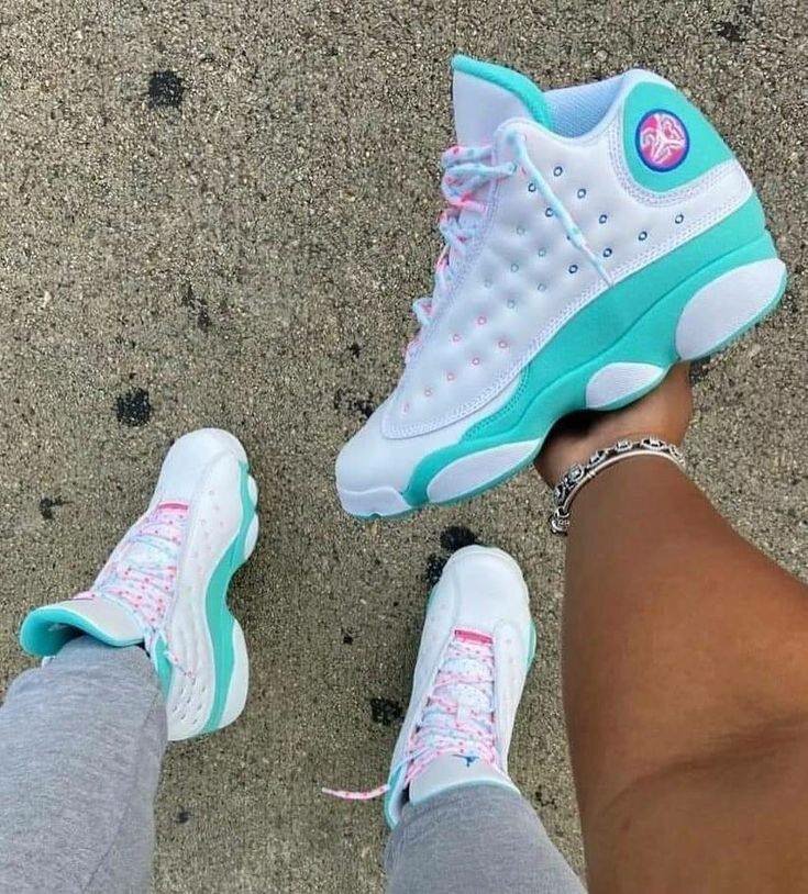 Baskets Air Jordan colorées