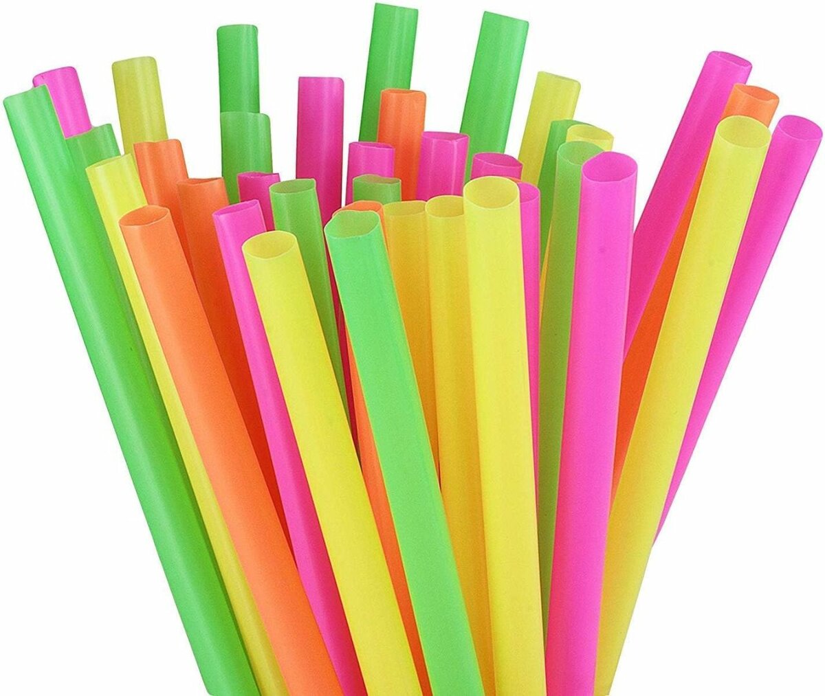 Pailles pipette multicolore