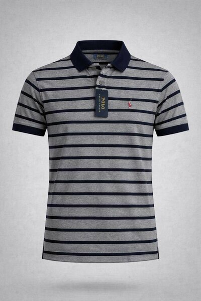 Polo rayé homme élégant