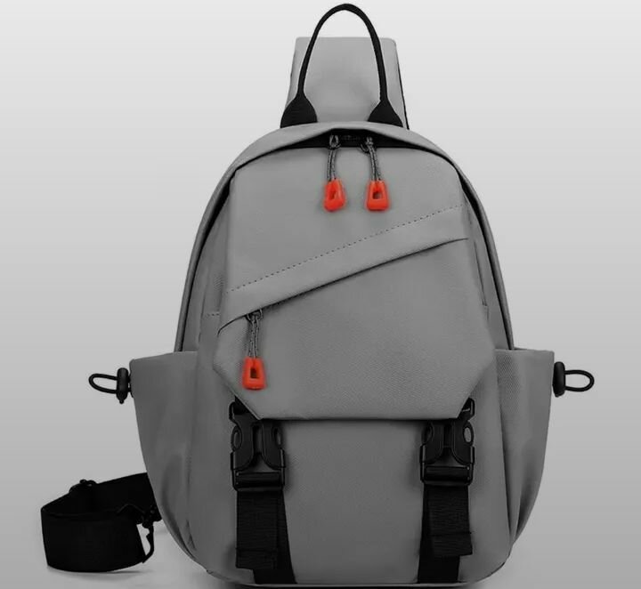 Sac à dos multifonction gris et noir