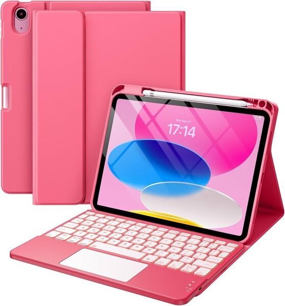 Housse tablette rose pour iPad