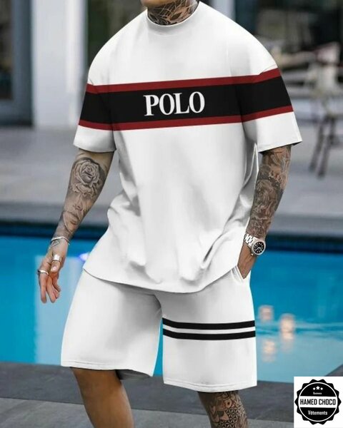 Ensemble homme POLO short et t-shirt
