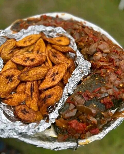 Grilled catfish fish