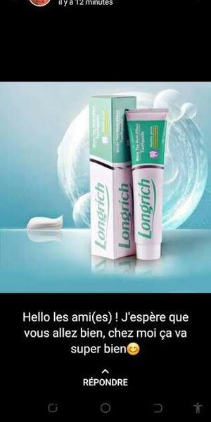 Dentifrice Longrich 120g