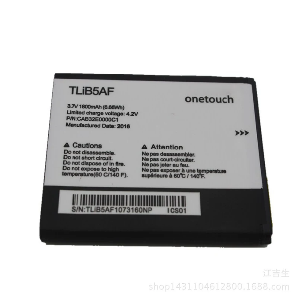 Batterie Onetouch 1800mAh 3.7V