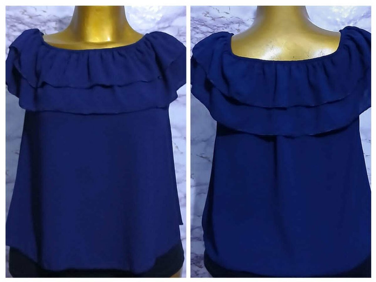 Chemisiers Jaune et bleu chic