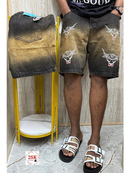 Shorts en jean décontractés pour hommes