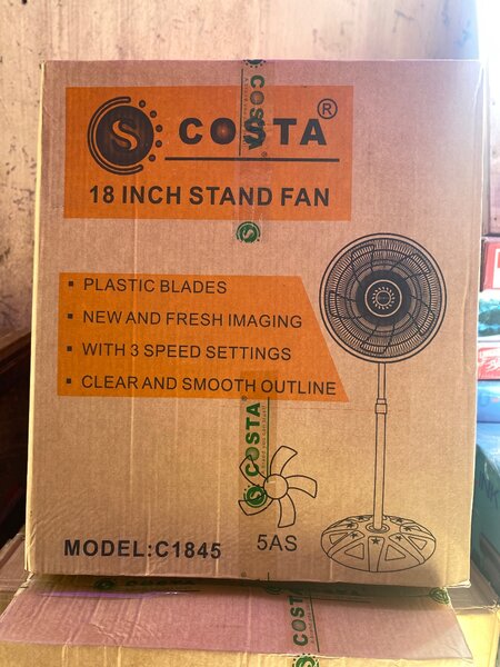 18Inch Costa stand Fan 2 in 1