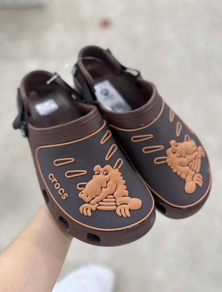 Sabots Crocs enfants marron