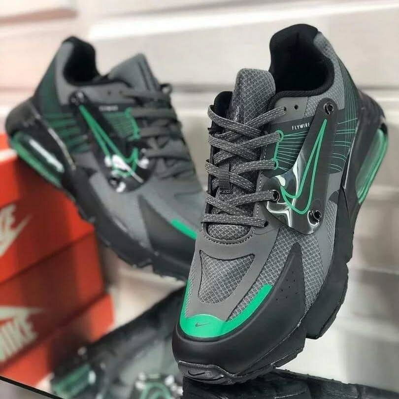 Nike Air Max gris vert