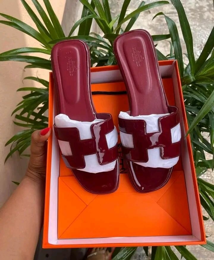 Mules Hermes Marron