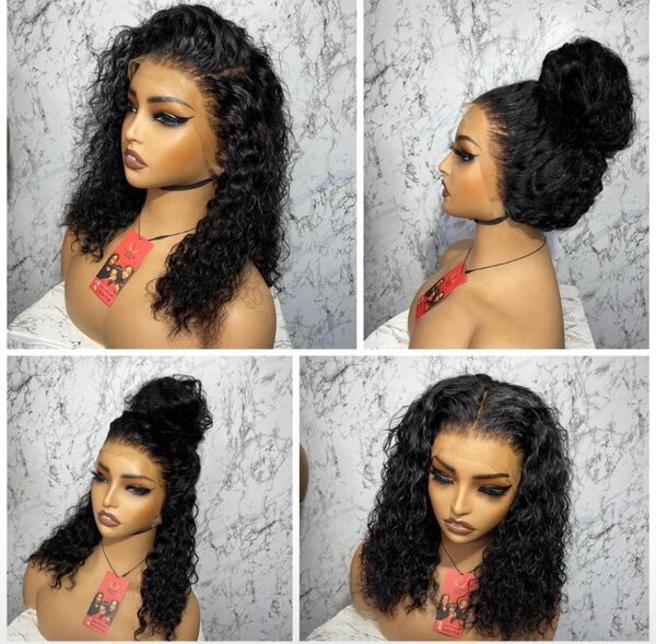 Perruque naturel lace frontale de taille 16