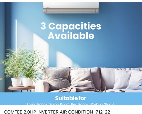COMFEE 2.0HP INVERTER AIR CONDITION