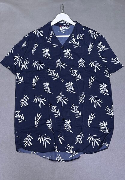 Chemise hawaïenne homme bleue