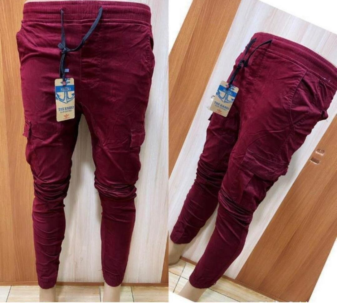 Pantalons cargo ajustés homme