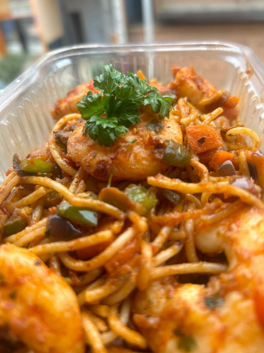 Spaghettaux crevettes épicées