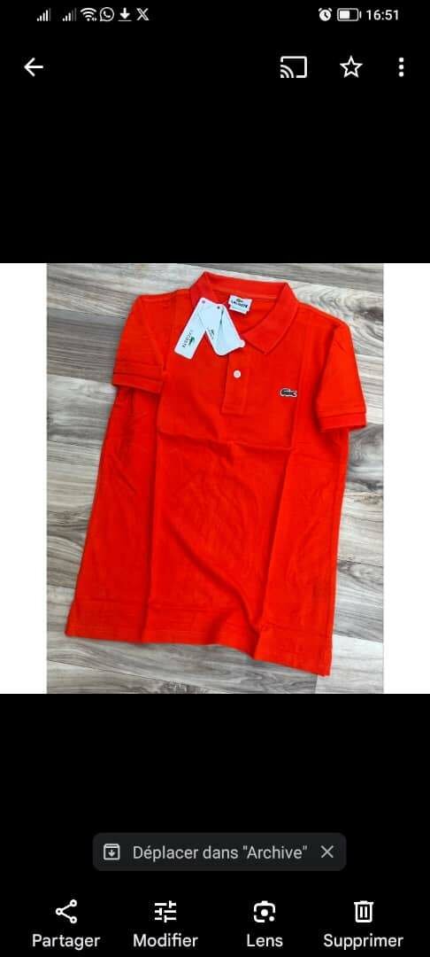 Polo classique en coton