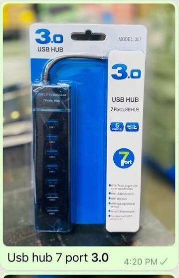 Hub USB 3.0 7 Ports VETTO