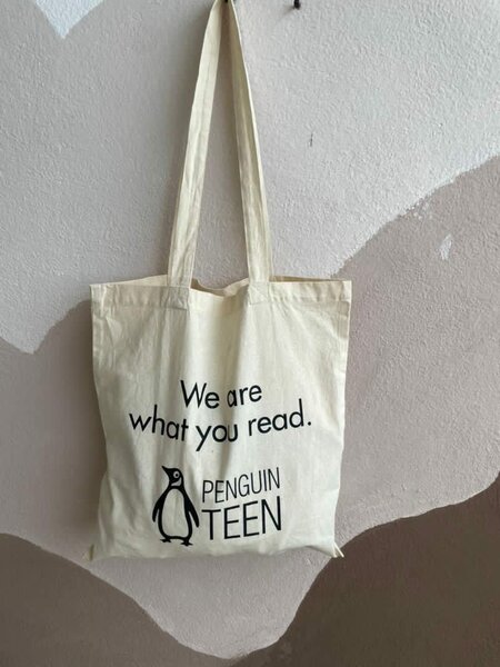 Tote bag Penguin Teen en toile