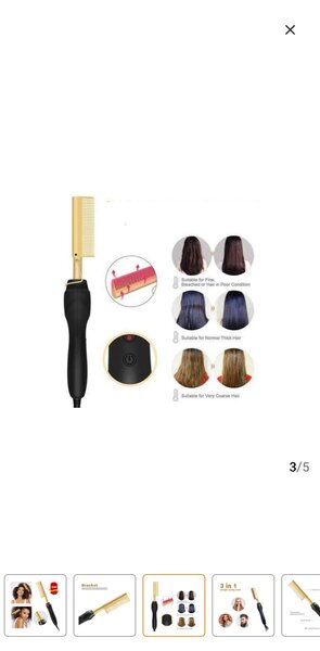 Brosse Chauffante 3-en-1