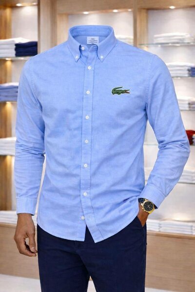 Chemise Homme Bleu Élégante