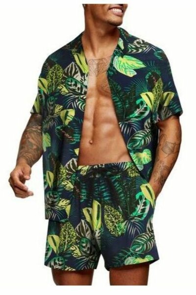 Chemise +Culotte Hawaïenne