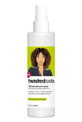 Spray cheveux bouclés rapide