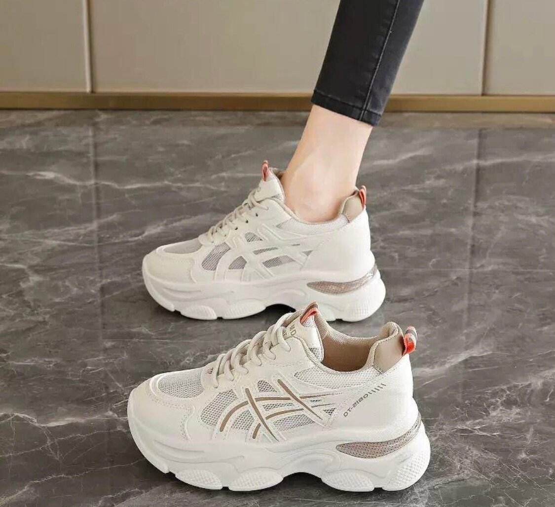 Chaussures de sport blanches femme
