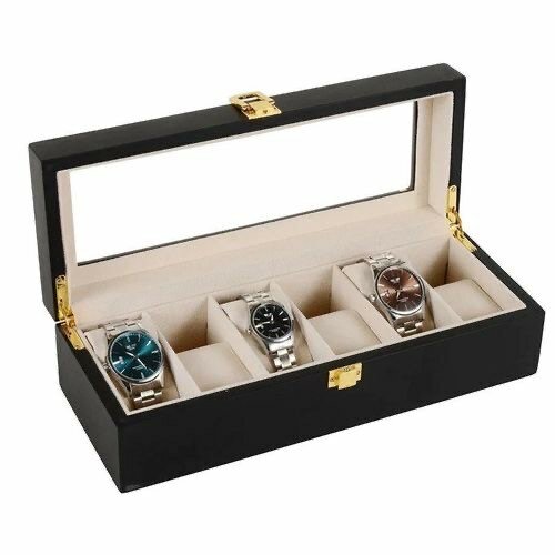 Boîte à montres en cuir