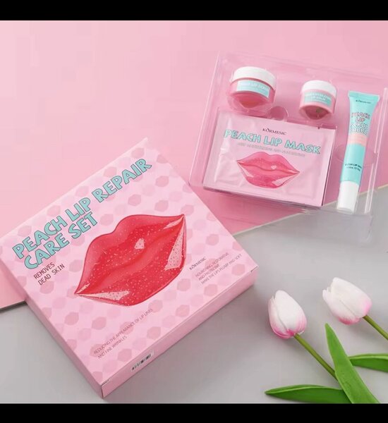 Coffret Soin des Lèvres Pêche