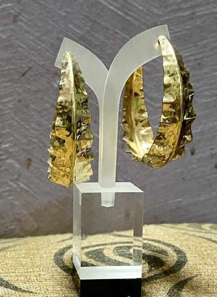 Boucles créoles dorées