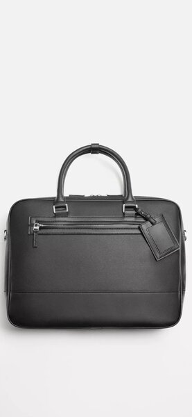 Élégant cartable en cuir