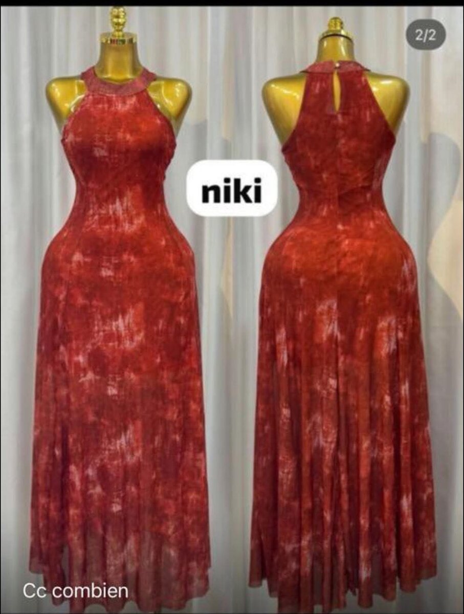 Robe Maxi Évasée Femme