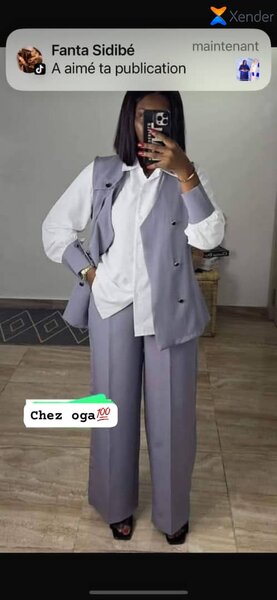 Ensemble Pantalon Classique Femme