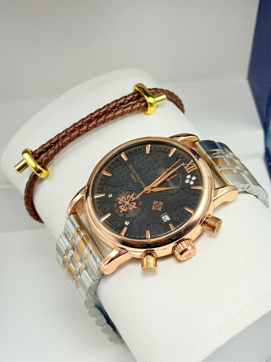 Montre d'homme élégante en acier