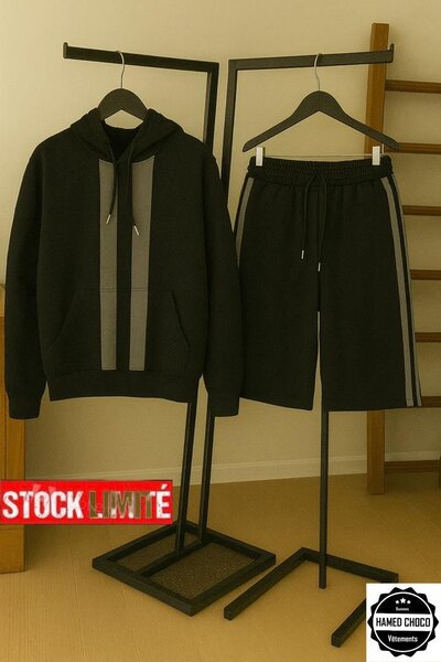 Ensemble Sportif Noir Homme