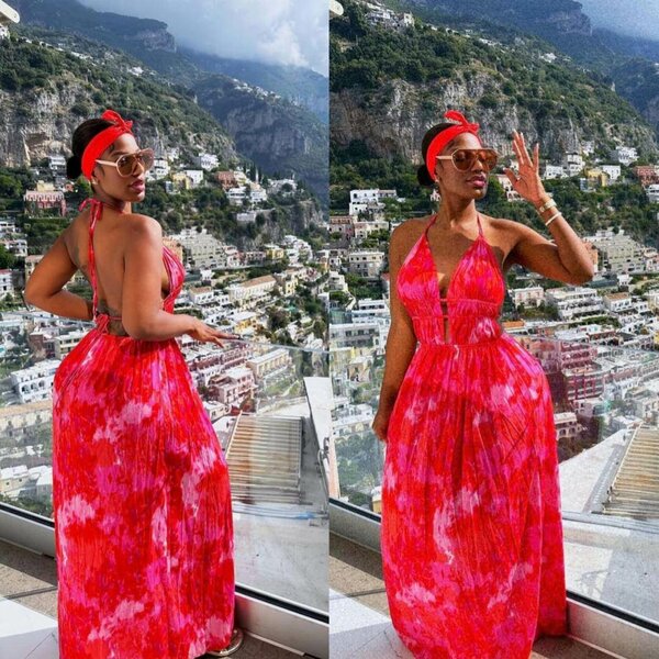 Très belle robe dos nu