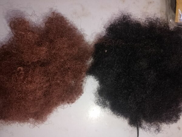 bouclés naturels 2 boules