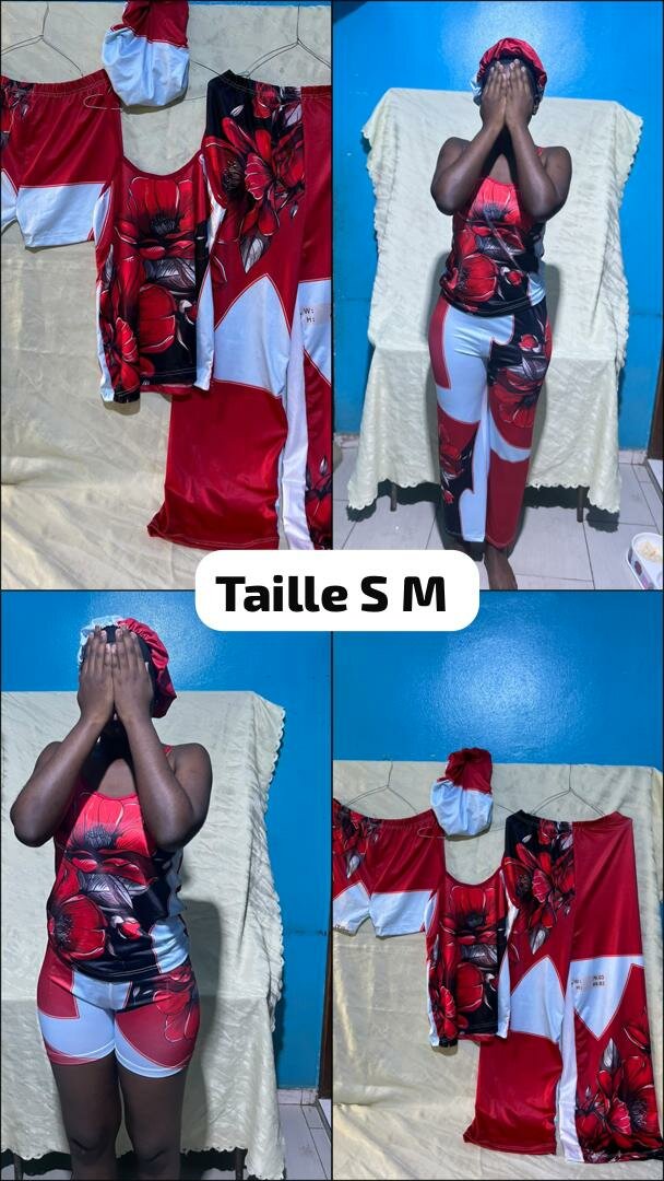 Ensemble de joggingfemme rouge