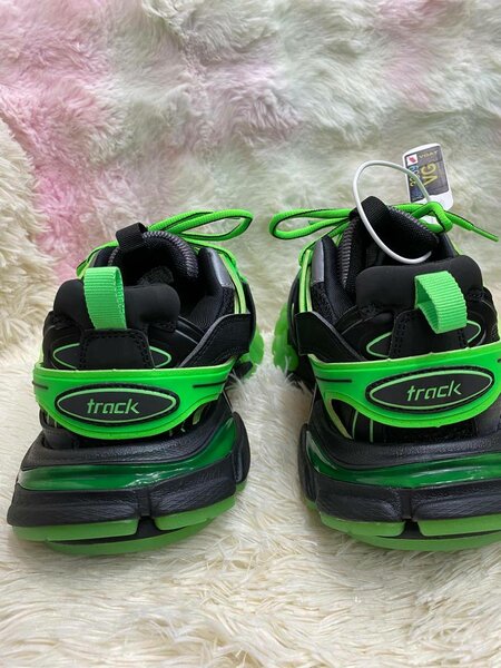 Baskets Vertes Sport Track