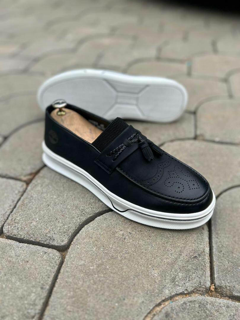 Mocassins élégants en cuir pour homme