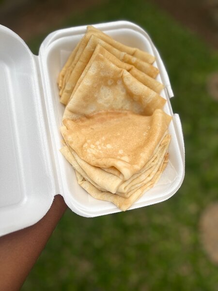 Crêpes sucrées moelleuses