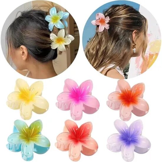 2 Pinces à cheveux fleuries